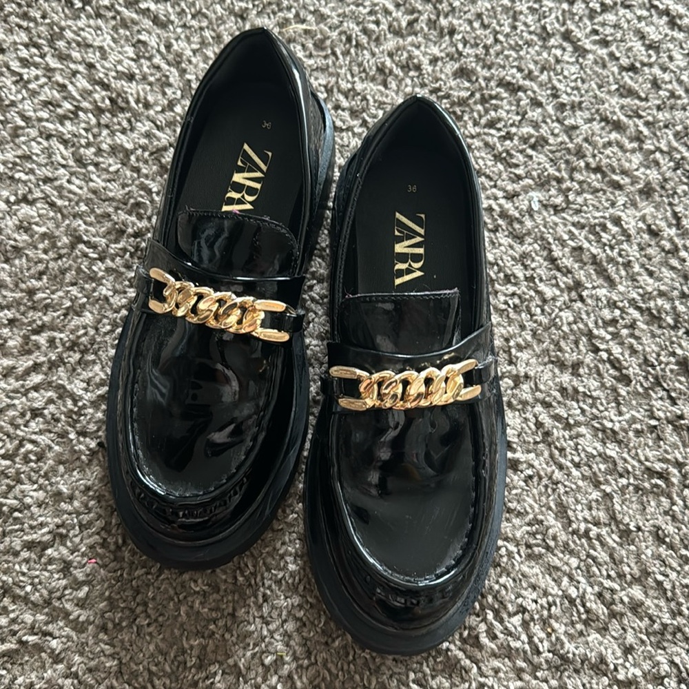 Zara girls school shoes size 36(4)